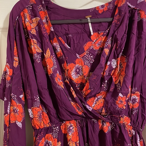 EUC Free People floral blouse size small 135 - Picture 2 of 5